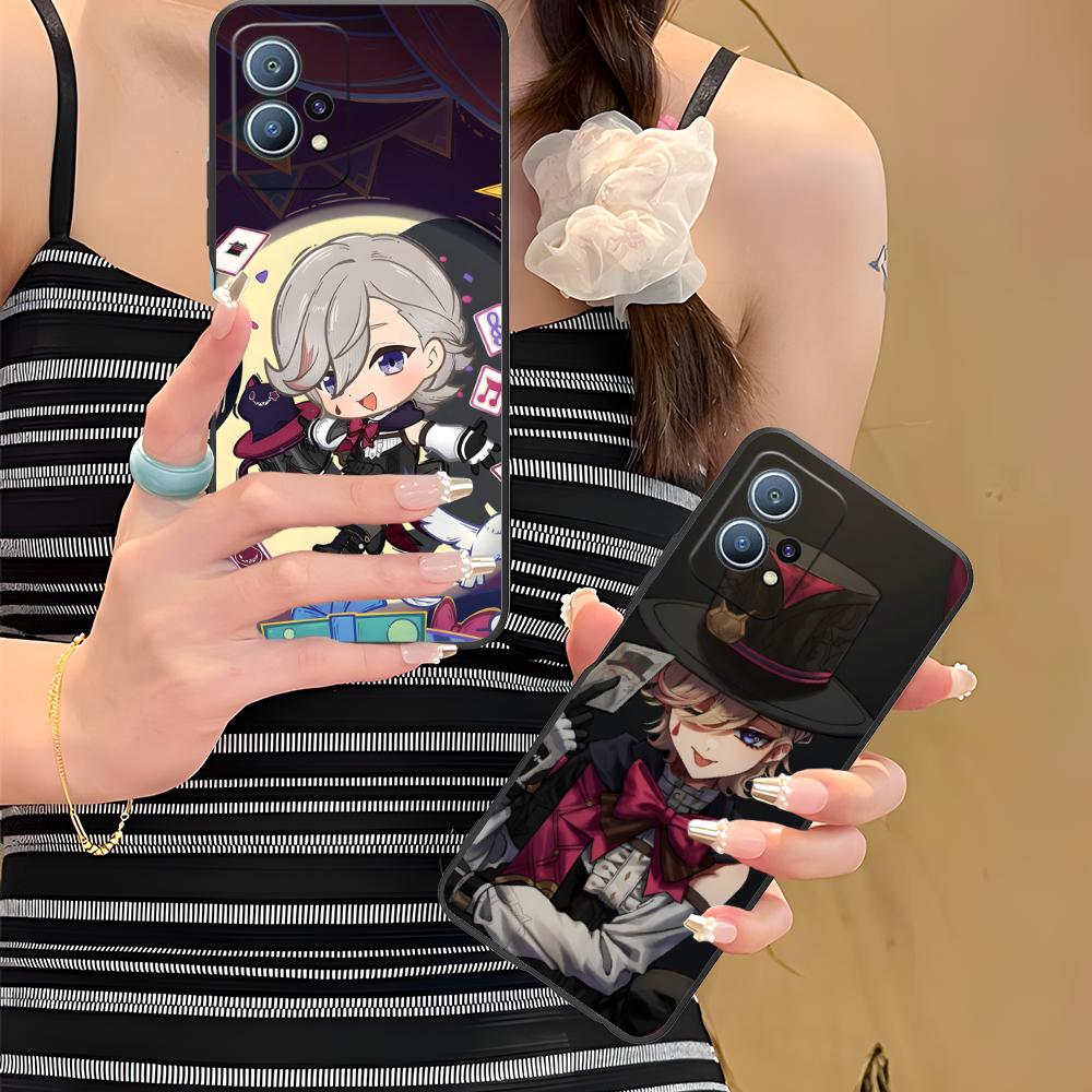 Game GI Lyney Matte TPU Mobile Phone Case for Huawei P60 P50 P40 P30 P20 P10 P9 P8 Pro Lite Plus Colorful Printing Cover