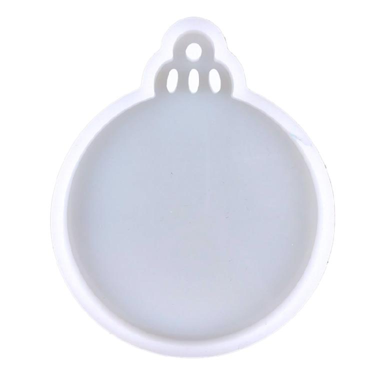 Christmas Keychain Epoxy Resin Silicone Mold with Hole Keyring Pendant Mold 1 чистый