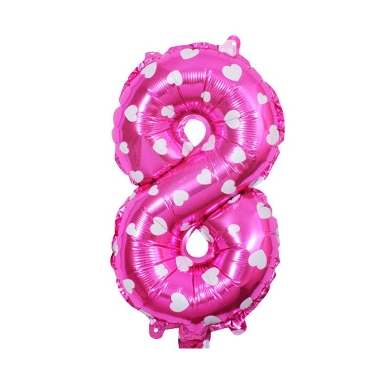 32 Inch Digital Balloon Rose Red Digital Caramel Color Medium Digital Helium Balloon Can Float
