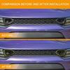 2x Front Grille Erts Mesh Trim Accessories for 2015- Dodge Charger Black
