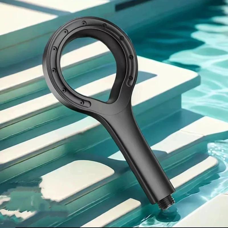 Pressurized Showerhead Handheld Shower Head Big Panel Booster Mixer Bath Tool - Handheld Spray Faucet Accessory for Bathroom