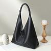 Leather Large-capacity Bag Women's New Bag Fashionable Cowhide Woven Pattern Women's Class Commuter Bag