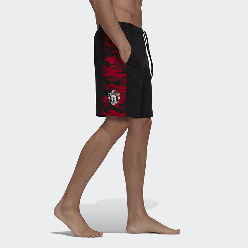 adidas Manchester United Sports Shorts Men's Black Moderate GM8984