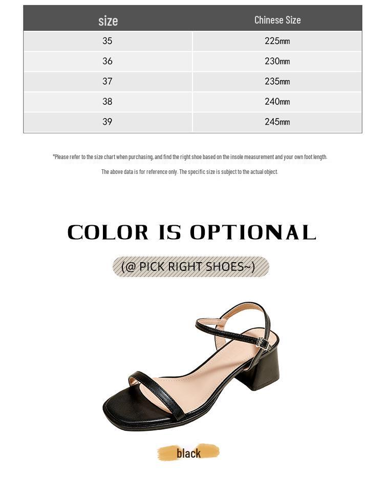 Sandali Peep-Toe con Tacco Chunky Stile Fatato - Calzature Estive da Donna Morbide, Comode, Senza Tallone, a Fascia Singola.