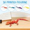 3D Printed Magnetic Lizard Model Building Kit Modular Design Educational Toy for Creative Assembly and Display