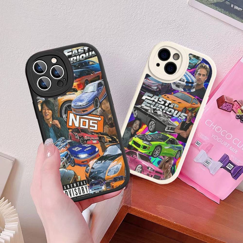 Action Movie Series Fast F-Furious Phone Case For IPhone 16 15 14 13 12 11 Pro Max Plus Leather Cover