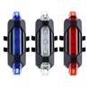 Fanali posteriori a LED per bici ricaricabili via USB e impermeabili, luce posteriore per bici con batteria integrata, modalità luce brillante per la sicurezza in bicicletta