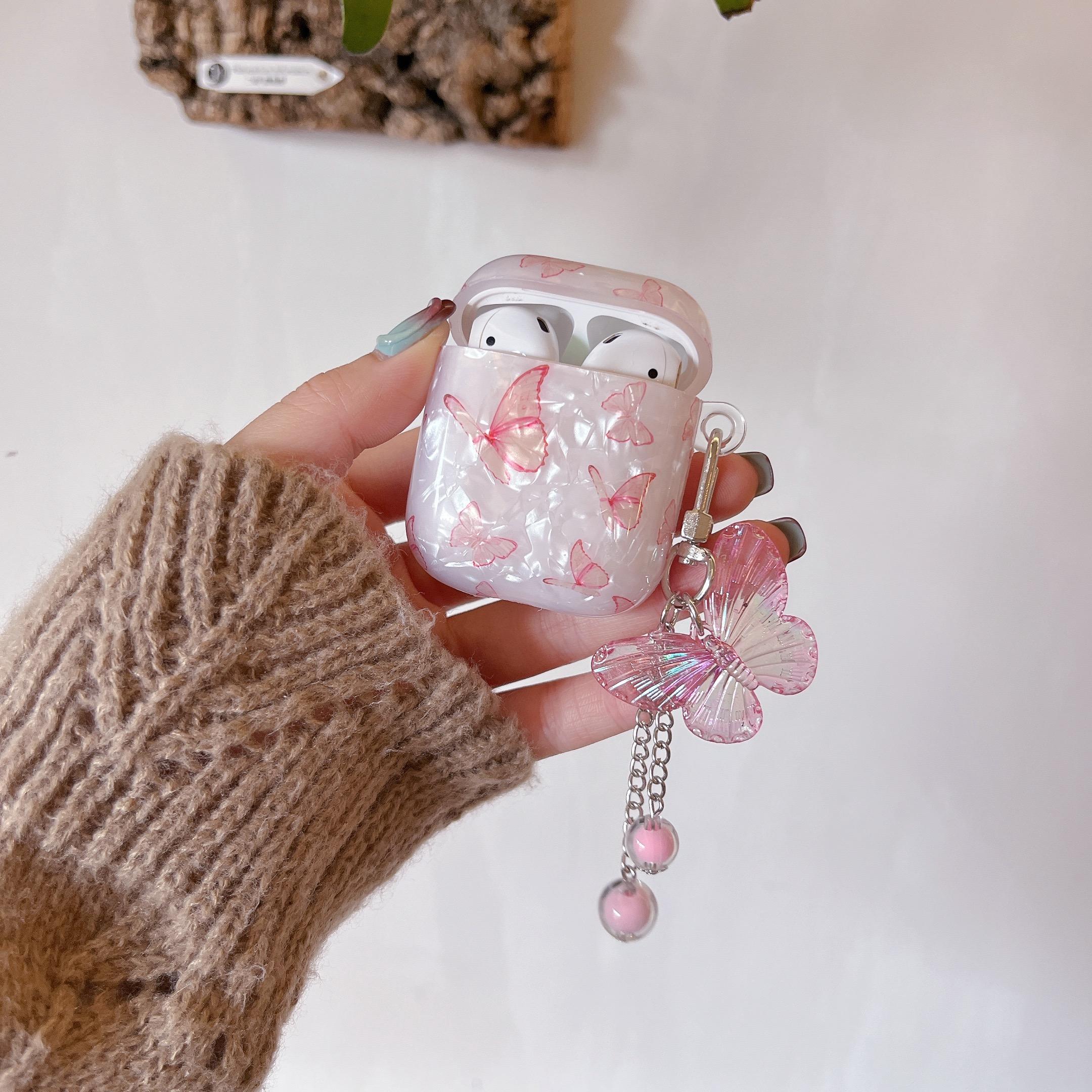 

Butterfly Pattern Cover for AirPods with Charging Case (2016)/(2019)/AirPods with Wireless Charging Case (2019) TPU Case