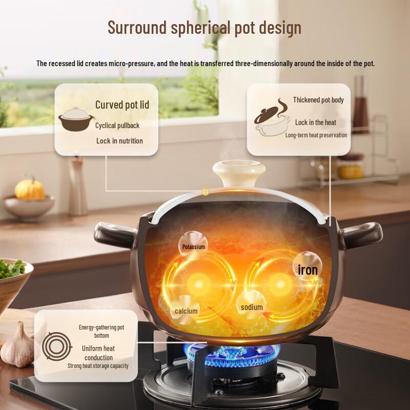 Kangbach 3.2L High-Temperature Ceramic Casserole