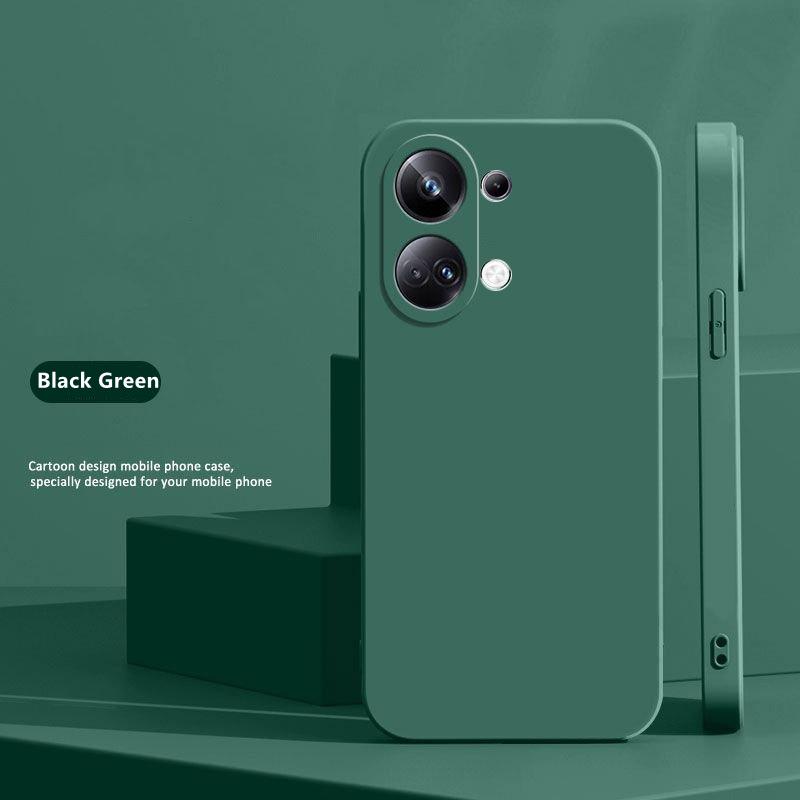 Foe Poco M6 Pro Cover Case For Xiaomi Poco M6 Pro Fundas Coque Soft TPU Original Liquid Silicone Luxury Back Case Poco M6 Pro 4G
