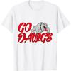 HQDSAD Go Dawgs - Funny Bulldogs T-Shirt