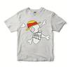 Childrens Anime Tshirt Short Sleeved Cartoon One Piece Tshirt Soft Skin Friendly Breathable Suitable for Casual Travel