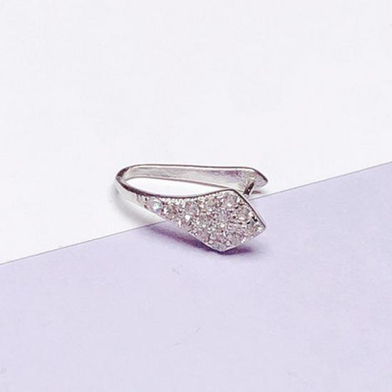 S925 Sterling Silver Jadeite & Amber Safety Clip Pendant