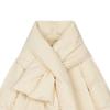 LESS 2024 Winter Collarless Long Down Jacket