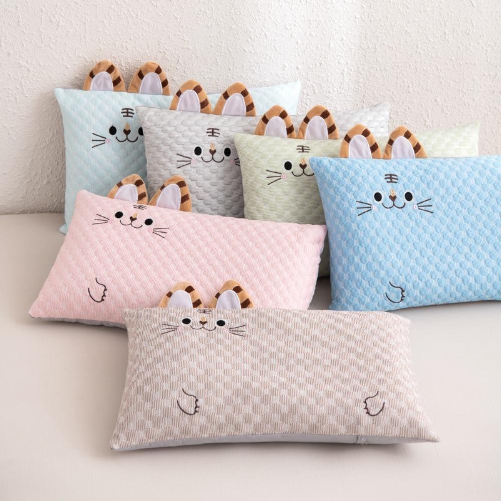 Summer Sleeping Mat Cotton Afternoon Nap Pillow Children Ice Bean Pillow Office Lunch Break