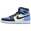 Air 1 Retro High OG UNC Toe Unisex Sneakers Blue University-Blue Black DZ5485-400
