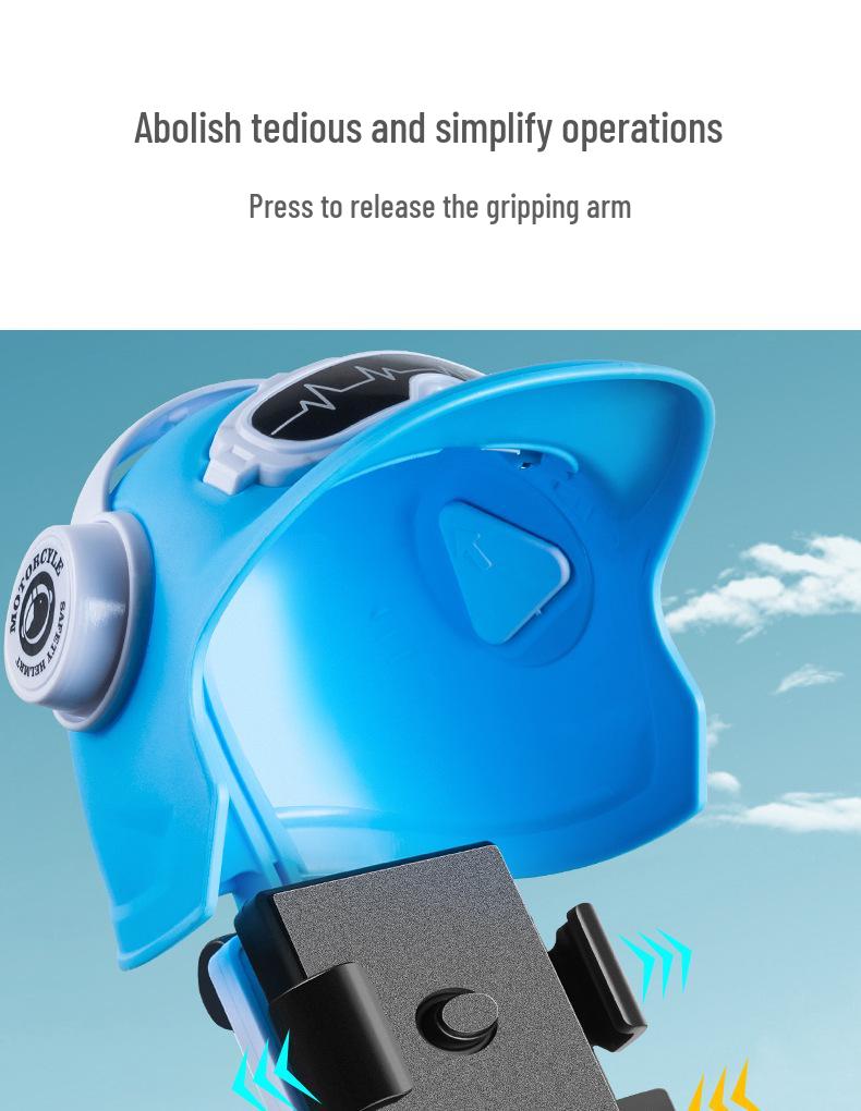 Compact Waterproof Phone Holder with Sunshade for Motorcycle, Scooter & Bicycle Riders.