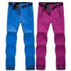 Womens Fleece Lined Softshell Pants Hiking Climbing Camping Outdoor Winter Wear Loose Fit Windproof Breathable