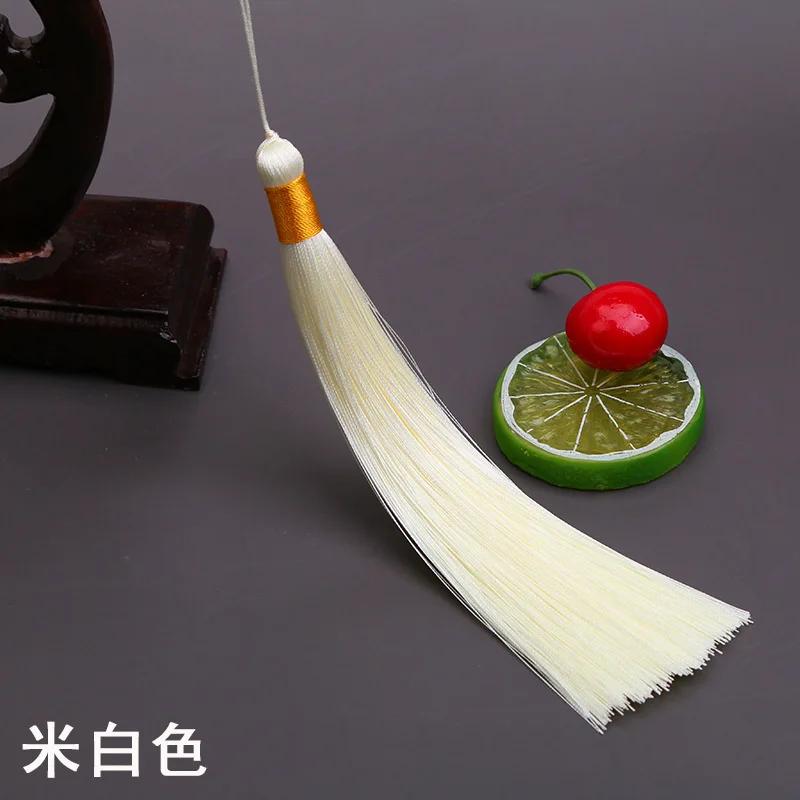 17CM Long Tassel Spike Chinese Clothing DIY Accessories Musical Instrument Pendant Ice Silk Vertical Spike Tassels for Crafts
