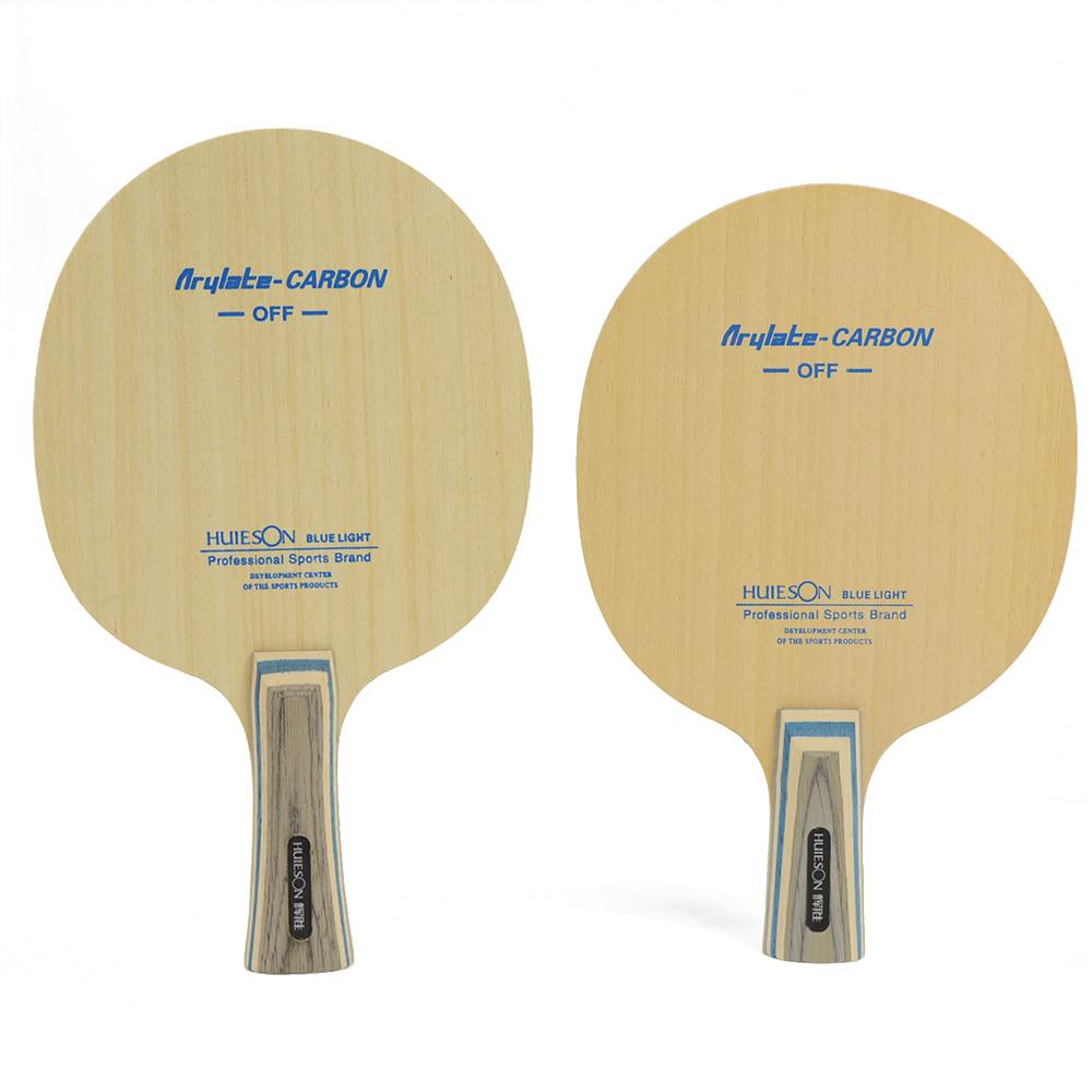 Huieson 7 Ply Arylate Carbon Fiber Table Tennis Blade Lightweight Ping Pong Racket Blade uygun