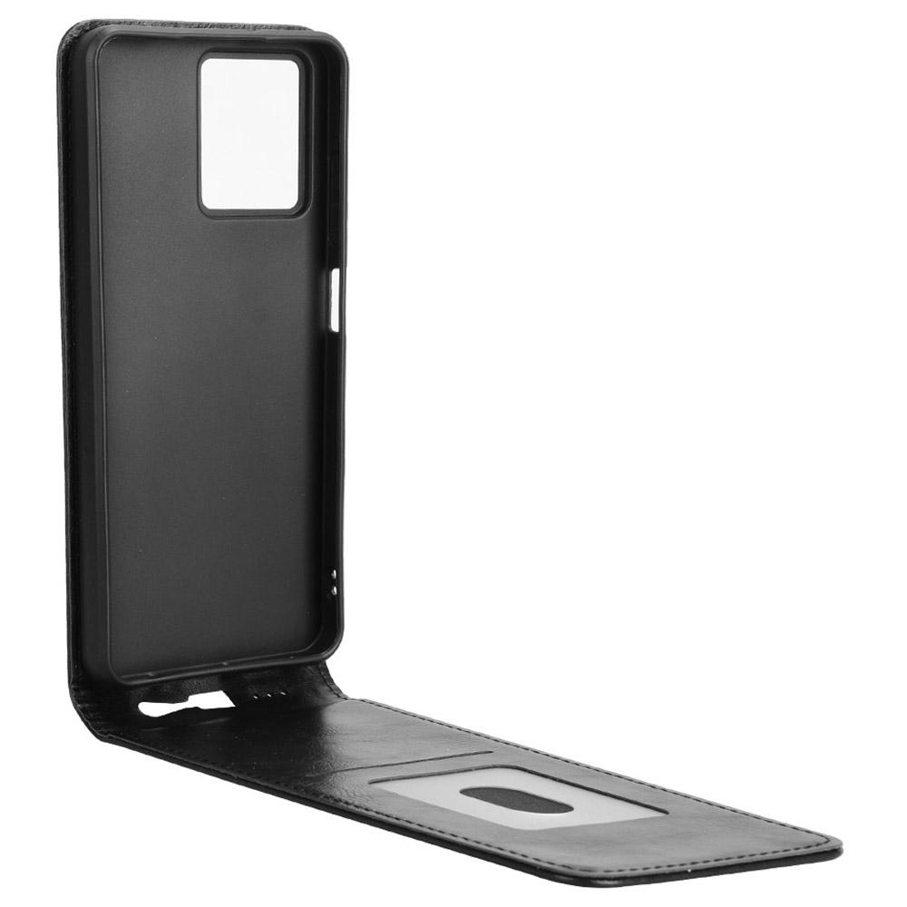 

For HMD Fusion 5G Case with Card Slot Magnetic Vertical Flip Leather Phone Cover Rose Gold