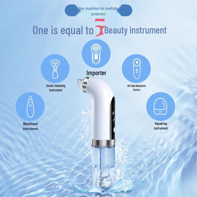 Portable Oxygen Facial & Pore Cleaner: Electric Blackhead Remover Device