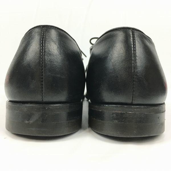 Pre-1980s USA Vintage All Leather Goodyear U-Tip Business Shoes Black Size 9.5D (Approx. 27.027.5cm) Men's(USED)