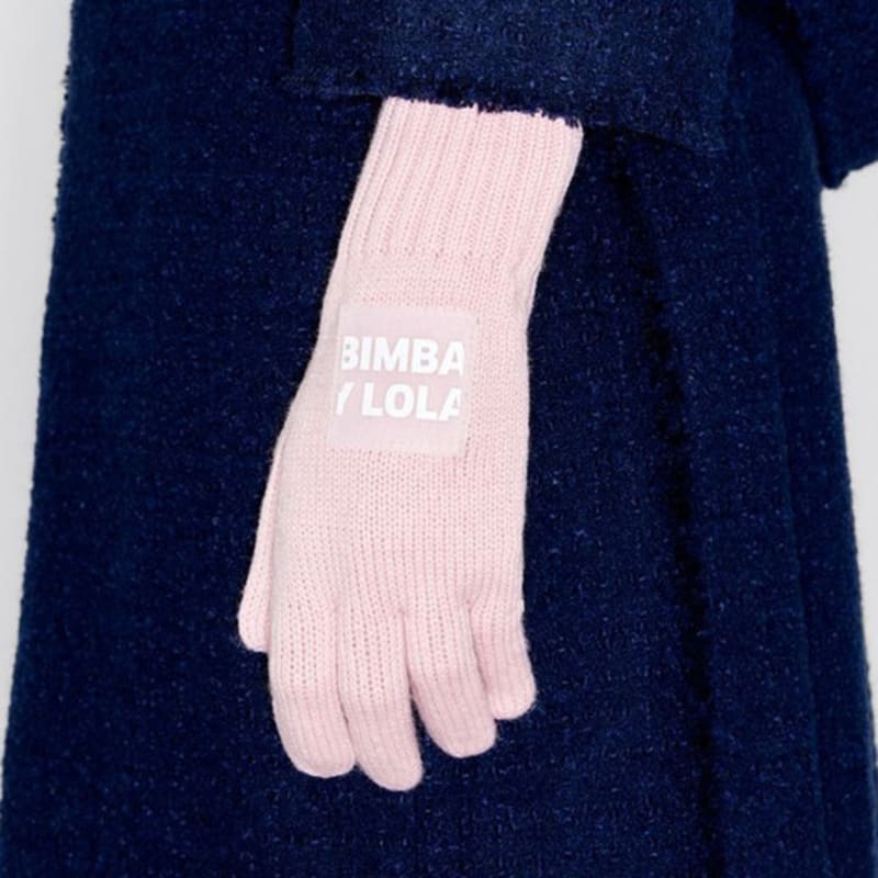 BIMBA Y LOLA [23FW] BIMBA Y LOLA Ροζ Πλεκτά Γάντια B236AIG007PKB