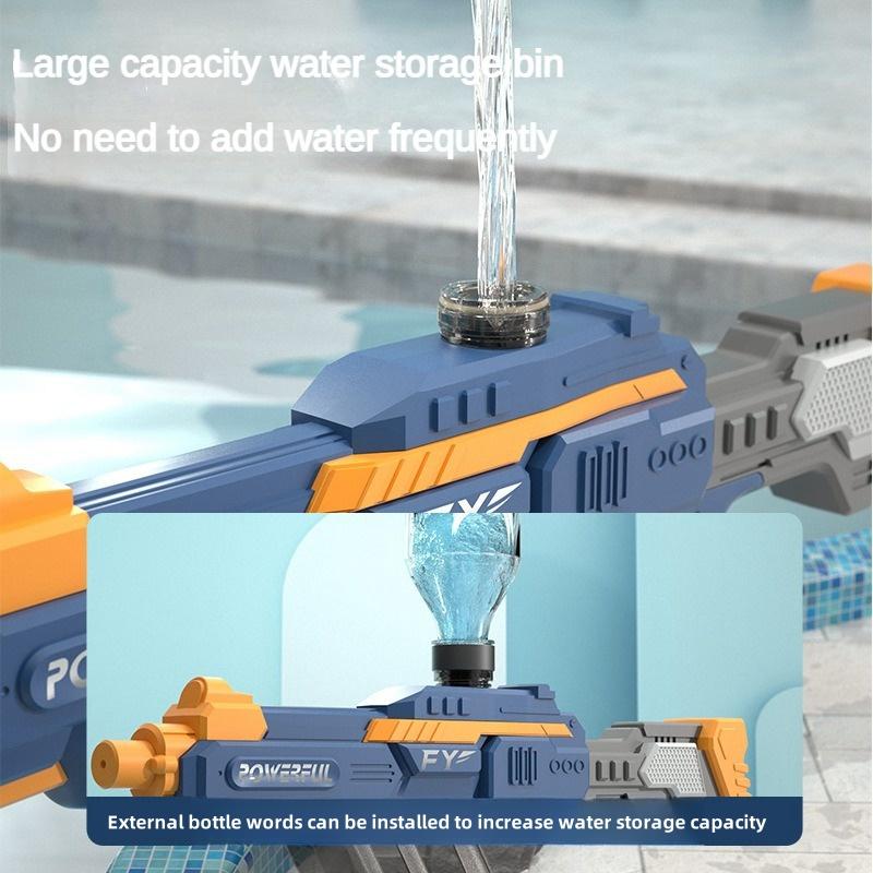Children Electric Burst Water Gun Fully Automatic Absorb Water Watergun For Kids Summer Outdoor Pool Garden Fight Game Toys Gift