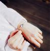Glowing Solar Unique System Bracelet Fashionable Handcrafted Leather Moon Jewelry