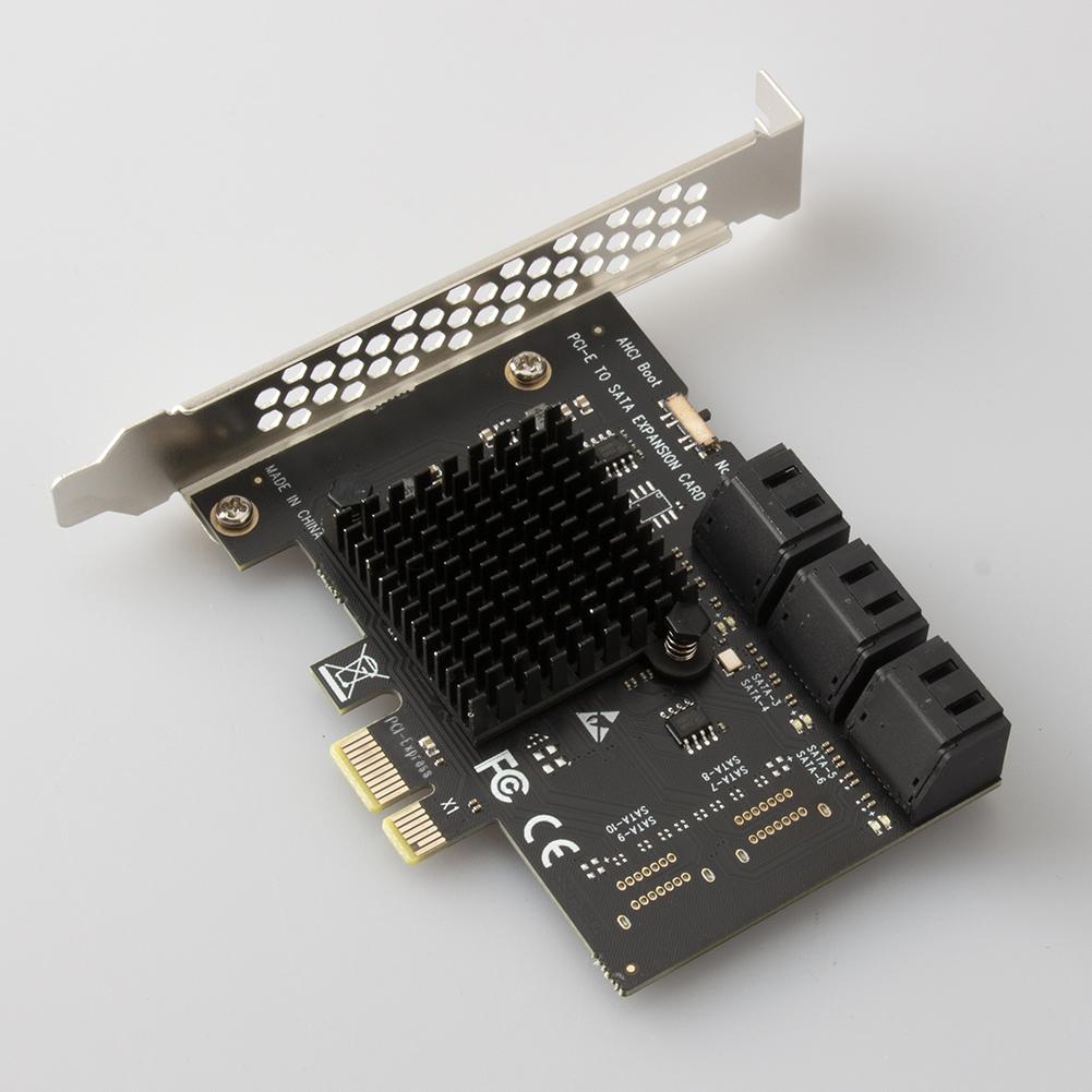 PCI Express 6Gbps Desktop-Computer-Adapter PCI Express Desktop-Adapterkarte PCI-E 1X zu SATA3.0 6-Port-Erweiterung