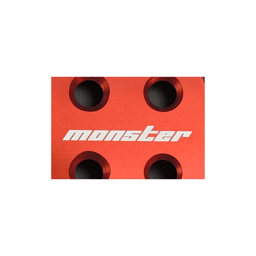 MONSTER SPORT Sport Driving Pedal Cover / Clear Anodized Finish for Suzuki Swift Sport (ZC31S) (MT) 849500-4650M