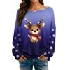 Womens  Fall Sweaters Long Sleeve Print Tops Pullover Sweaters Loose Dressy Casual Basic Clothes