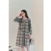 Venus 25aw Black Label Cotton Cashmere Checked Women Dress Couple Set Vpa4563mvpgn4563 