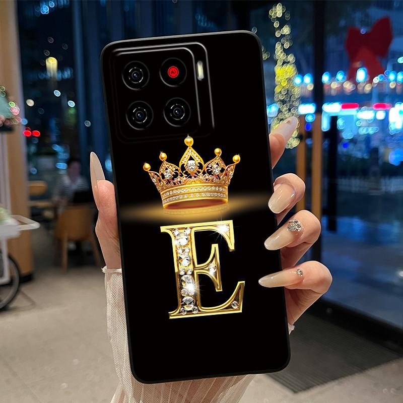 

Для ZTE Blade A56 (Z2473)/Nubia A56 Розкішний Чохол-Книжка З Літерою Для ZTE Blade A56 Pro М який Силіконовий Чорний Чохол Ударостійкий Корпус ZTE Blade A56 Pro