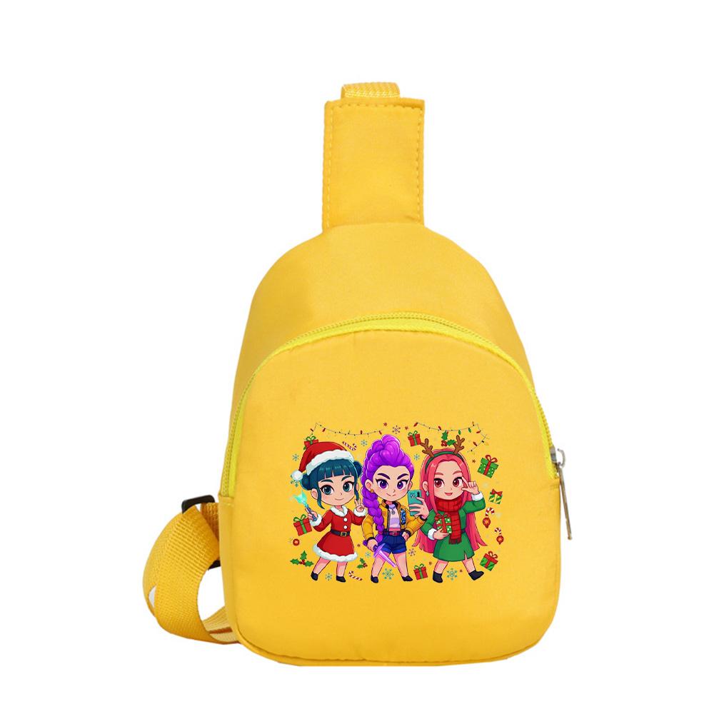 K-Pop Demon Hunters Printed Shoulder Bag Crossbody Bag Kawaii Portable Compact Storage Bag Crossbody Pouch Kid Birthday Christmas Gift
