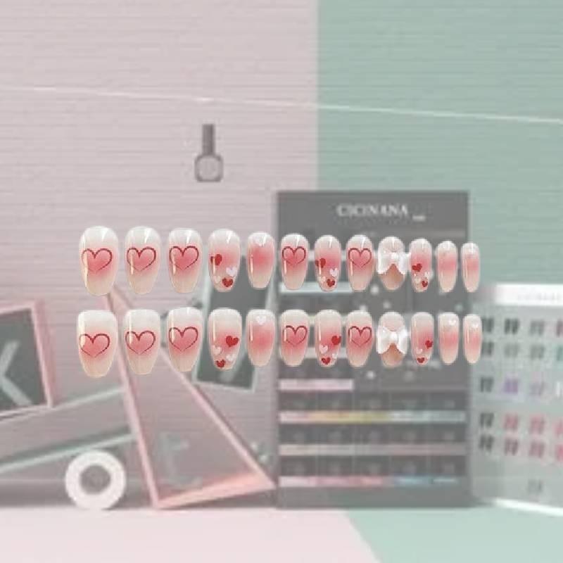 Handmade Wear Nail Fashion Cute Threedimensional Bow Exquisite Nail Patch Style