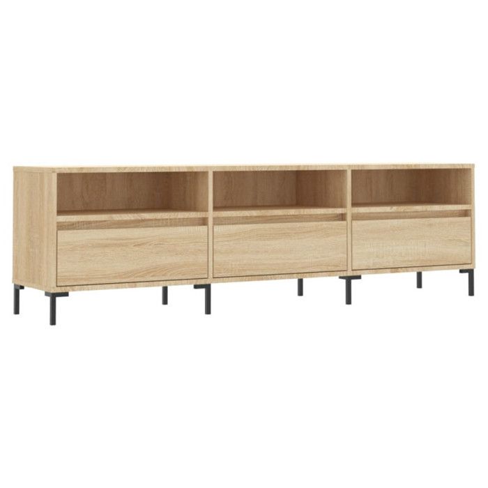 VidaXL TV Cabinet Sonoma Oak 150x30x44.5 Cm Engineered Wood 831287