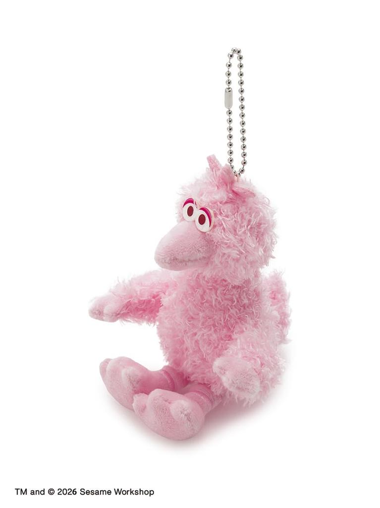 Straßen-Bibo Rosa Plüsch-Anhänger SSMULG263011 Unisex Erwachsene PNK Einheitsgröße [Sesamstraße Markt]