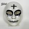 Nicht stickige Maske für langes Tragen Gruselige Halloween-Maske für Erwachsene Horror Realistisches Cosplay Party Gealtertes texturiertes Zubehör Gruselige Vollgesichts-Maskerade