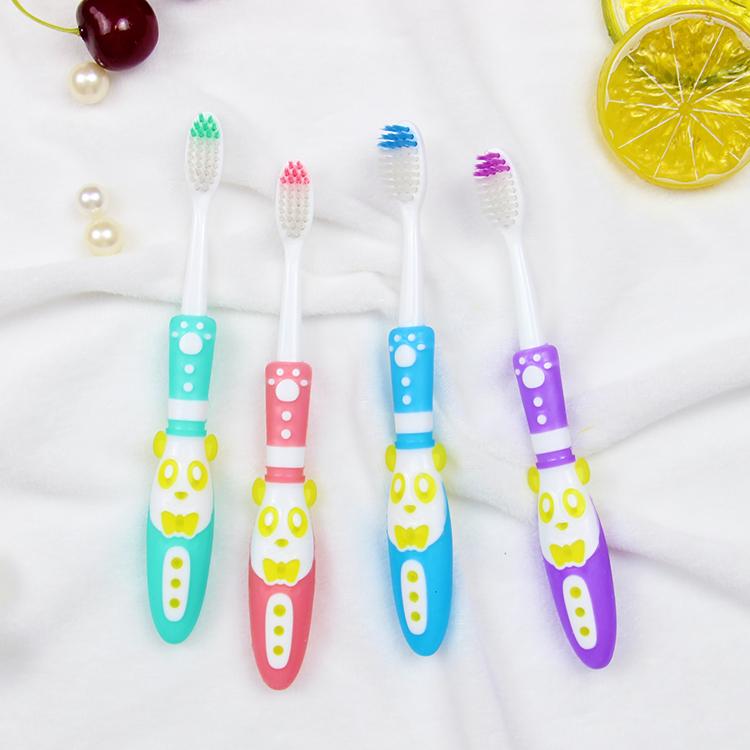 Adorabile Paperella Rimbalzante a Cartone Animato Spazzolino da Denti Setole Super Morbide per Bambini