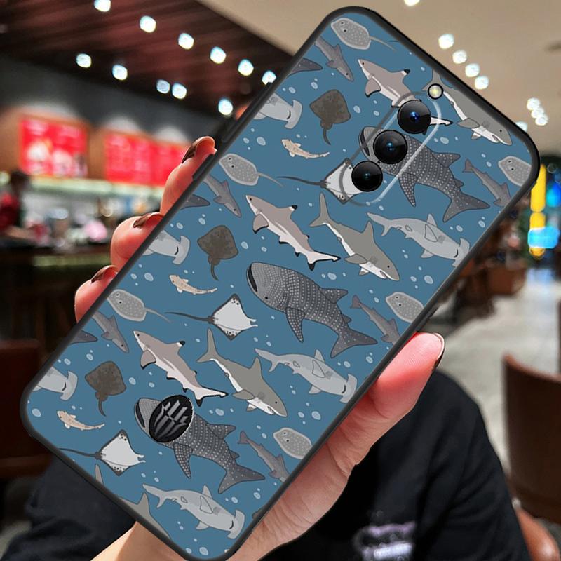 Whale Sharks Fish Case For ZTE Nubia Red Magic 10 Air 7 6S 7S Pro Red Magic 11 10 9 8 8S 9S 10S Pro Plus Cover