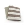 Kosugizen Mini Bath Towel Border & Color Gray 50 X 100 Cm Small Bath Towel Daily Use Set of 2 ZG-502-2GY