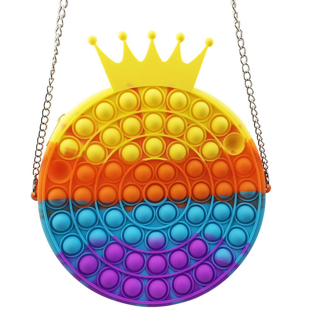 Push  Toy Pendant Bag ,Bubble  Toy Stress Relief Toys For Adult Kids