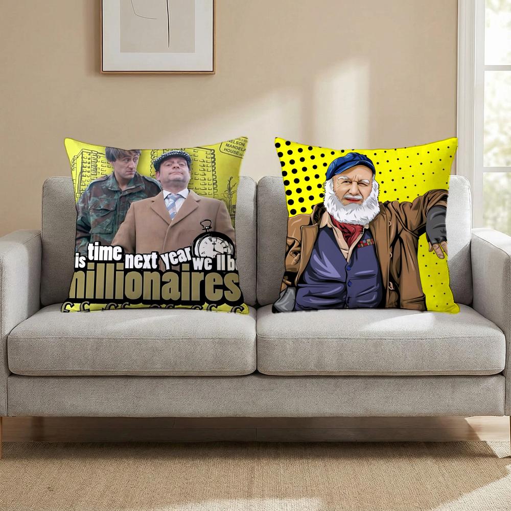 O-Only Fools And H-Horses Cushion Cover Multi-Scene Pillow Cover for Home & Car - Reversible, Soft & Durable for Daily Use