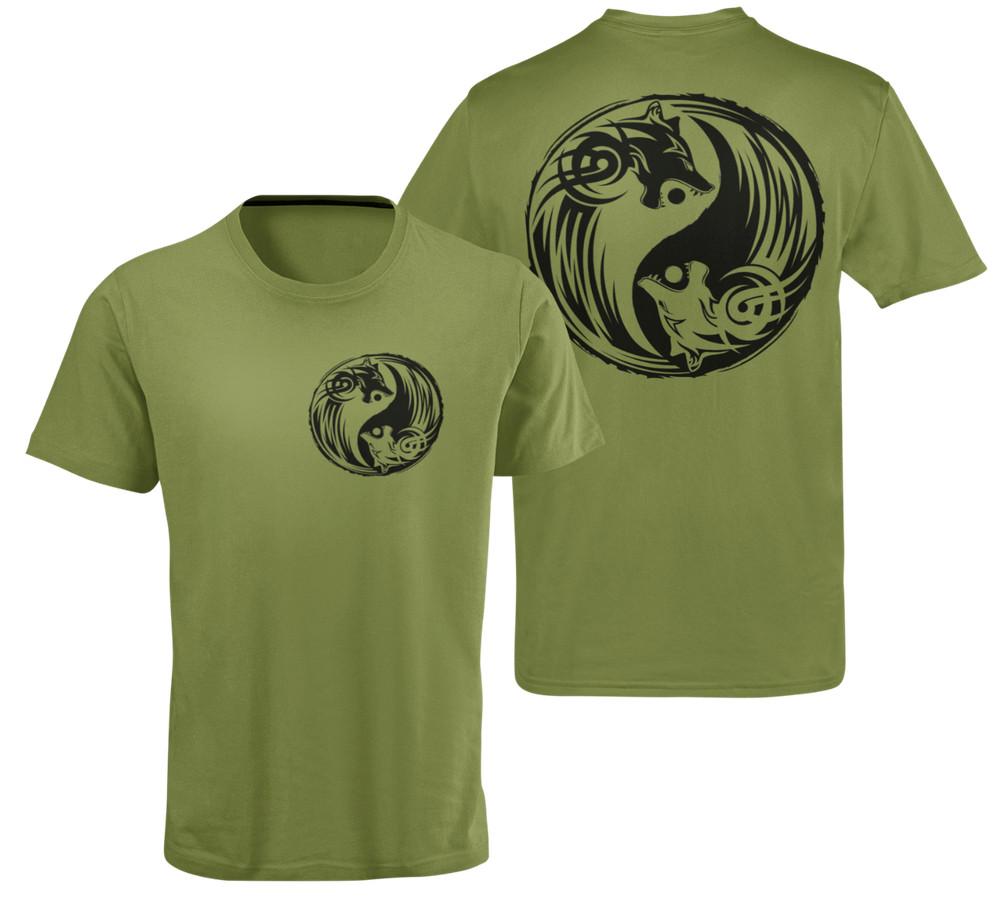 

Viking T shirts Fenrir Valknut TShirt Norse Odin Viking Thor Ragnarok viking Tee XL