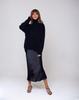 European & American Women's Thick Knit Sweater - Autumn/Winter, Loose High Neck Pullover