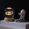 Astronomy-inspired LED Ball Night Light For Romantic Night Base Lamp Wood Night Lights Warm