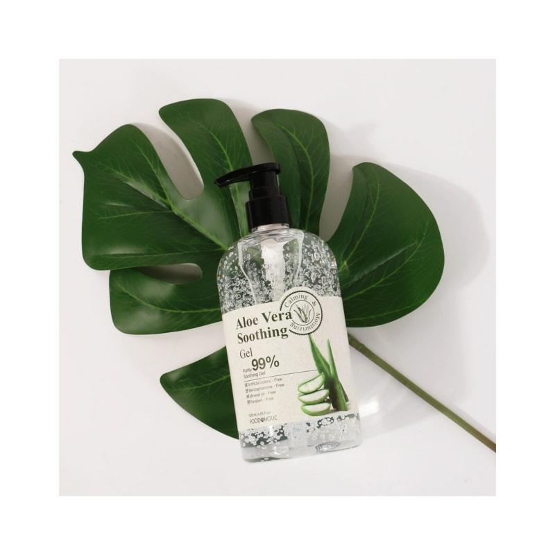 Foodaholic Aloe Vera Soothing Gel 500ml / Pump Type, Soothing Soothing Gel Moisturizing Cream Containing Centella Asiatica Extract