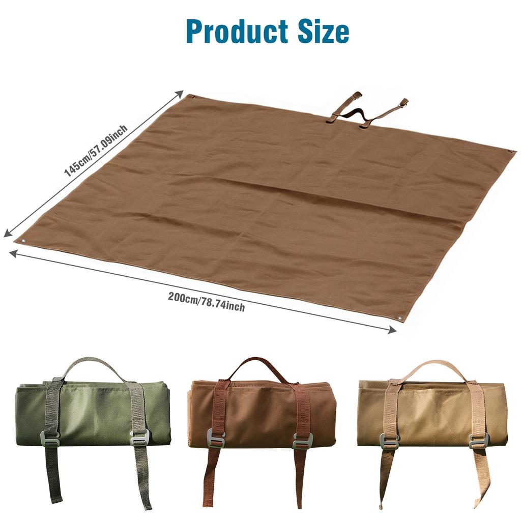 Thick 600D Oxford Multifunction Camping Pad Waterproof Beach Mat Sandproof Training Mat for Camping Hiking Backpacking